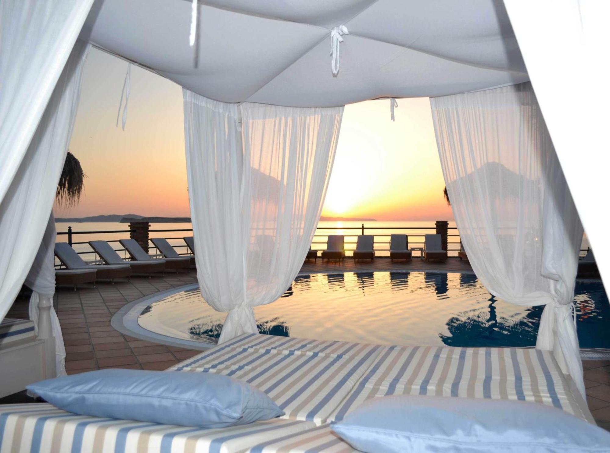 Delfino Blu Wellness Boutique Hotel Ájosz Sztéfanosz Kültér fotó